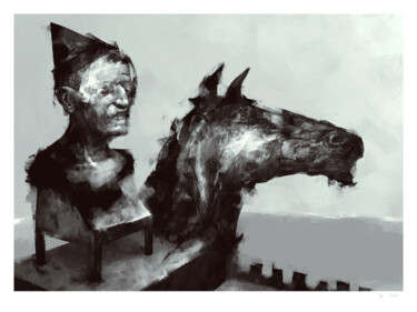 Arts numériques intitulée "The Last Stand" par Jérôme Oudot "Trëz", Œuvre d'art originale, Peinture numérique
