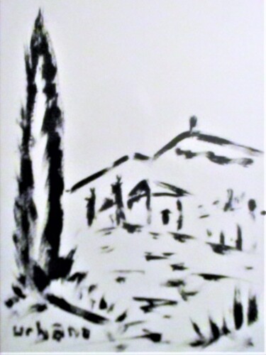 Painting titled "Ventoux à l' acryli…" by Roberto Urbano, Original Artwork, Acrylic