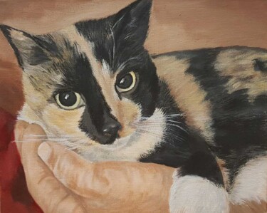 绘画 标题为“Keri cat” 由Nadezhda Brinke, 原创艺术品, 丙烯