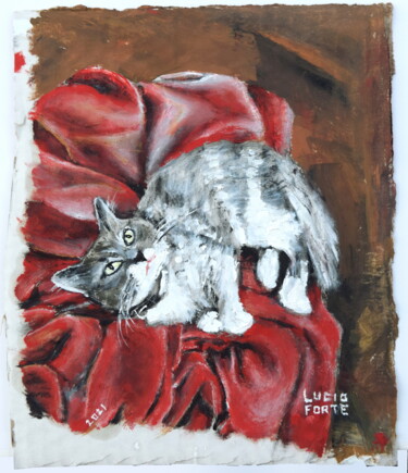 Peinture intitulée "Aida" par Lucio Forte, Œuvre d'art originale, Huile