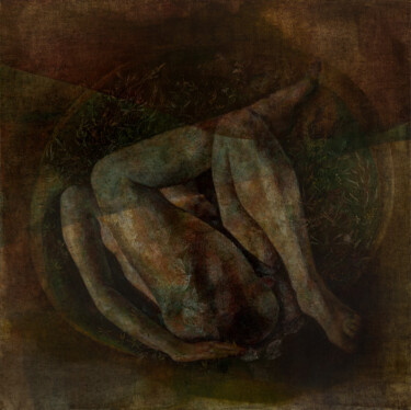 Painting titled "in the circle" by Natalya Pravda, Original Artwork, Oil