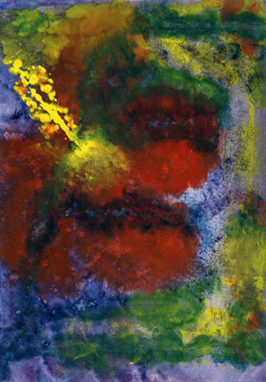 THE NATURE IS THE ORIGIN 绘画 标题为“THE NATURE IS THE O…” 由Rena Matha, 原创艺术品, 丙烯