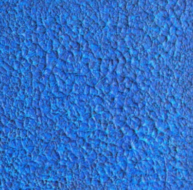 绘画 标题为“Abstract blue - obj…” 由Henk Broeke, 原创艺术品, 丙烯 安装在木板上