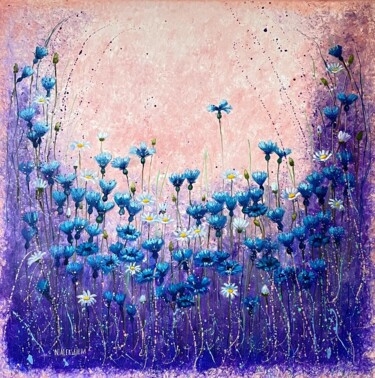 The smell of wild meadows Peinture intitulée "The smell of wild m…" par Natalie Aleksejeva (NatalieVerve), Œuvre d'art originale, Huile Monté sur Châs…