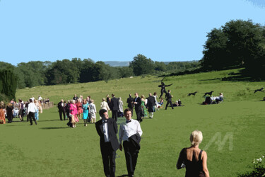绘画 标题为“Glyndebourne” 由Grégory Blin, 原创艺术品, 丙烯