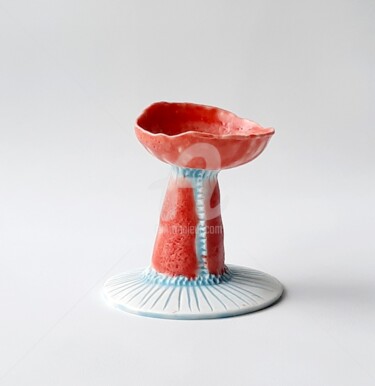 Design intitulée "Petit bougeoir ou b…" par Viviane Thelen, Œuvre d'art originale, Art de la table