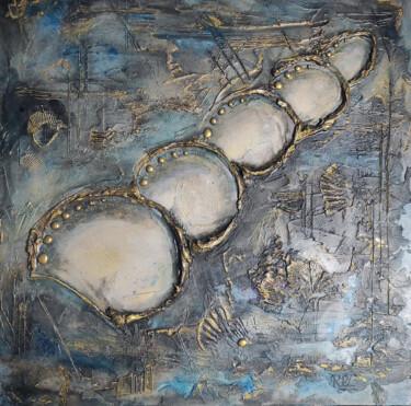 " TURRITELLA " Peinture intitulée "" TURRITELLA "" par R.P. De Laroque, Œuvre d'art originale, Acrylique Monté sur Châssis en bois