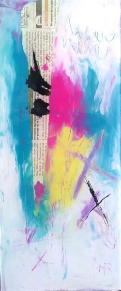 Peinture intitulée "news" par Hervé Rayot, Œuvre d'art originale, Acrylique