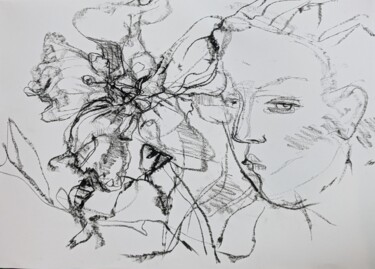 Malerei mit dem Titel "flowers and feelings" von Irina Kindritska, Original-Kunstwerk, Pastell