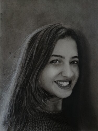 Portrait of A Young Woman 2 图画 标题为“Portrait of A Young…” 由Bekir İSlam, 原创艺术品, 石墨