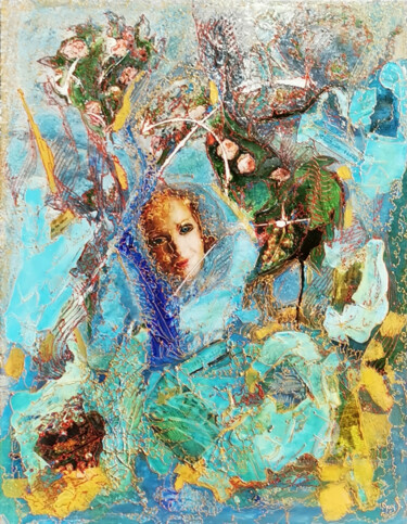 Peinture intitulée "Apparaissance" par Guylaine Bisson (GuyL'ART), Œuvre d'art originale, Acrylique