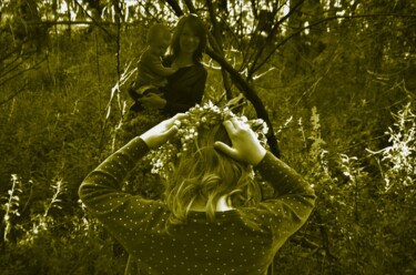 Arts numériques intitulée "Forêt, Forêt Verte…" par Nana Plamadeala-Kiritchenko, Œuvre d'art originale, Photo montage