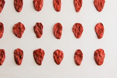 绘画 标题为“Red Oysters - objec…” 由Henk Broeke, 原创艺术品, 丙烯 安装在木板上
