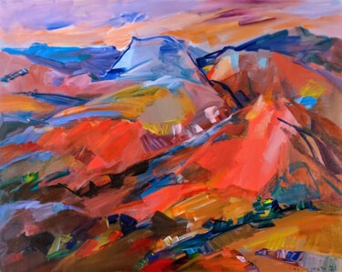 Malerei mit dem Titel "Read etude 12/5" von Armen Ghazayran (Nem), Original-Kunstwerk, Acryl