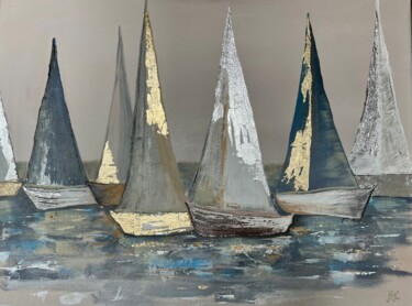 绘画 标题为“Regatta” 由Viktoriia Balandina, 原创艺术品, 丙烯