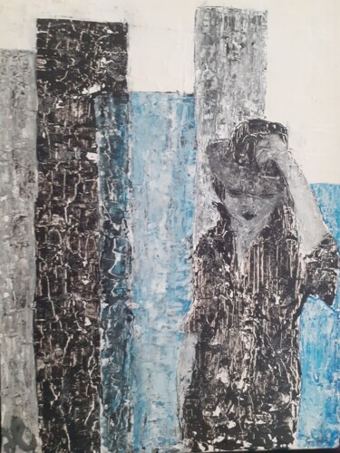 Pintura titulada "New-York New-York" por Hélène Lentini, Obra de arte original, Acrílico