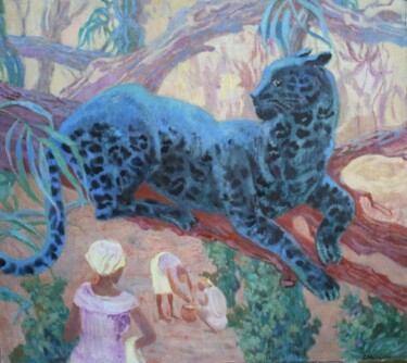 "Царица ночи" başlıklı Tablo Ирина Москалёва tarafından, Orijinal sanat, Petrol Ahşap Sedye çerçevesi üzerine monte edilmiş