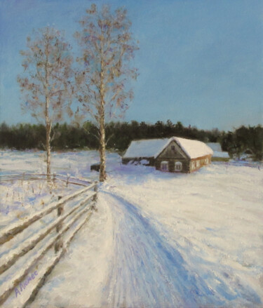 Березки Pintura titulada "Березки" por Andrei Abramov (Andrei Liumes), Obra de arte original, Oleo