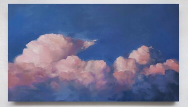 제목이 "Pink clouds"인 미술작품 Liza Orlovska로, 원작, 기름