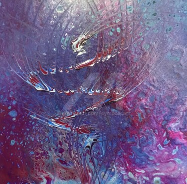 绘画 标题为“Délicatesse” 由Fabien Dessoly (Symbolic Art BZH), 原创艺术品, 丙烯 安装在木质担架架上