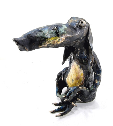 Sculpture titled "OSWALD XI" by Aare Freimann, Original Artwork, Ceramics
