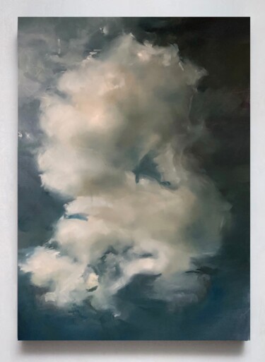 제목이 "Blue cloud 2"인 미술작품 Liza Orlovska로, 원작, 기름
