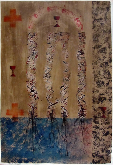 绘画 标题为“Porta” 由Josep Maria Fontanet Sureda, 原创艺术品, 丙烯