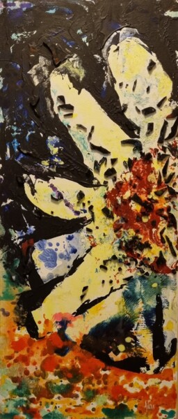 绘画 标题为“Sol Flor” 由Aima Martín, 原创艺术品, 颜料