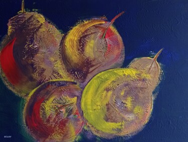 Peinture intitulée "24/08/2021 (1)" par Jean Oillet, Œuvre d'art originale, Acrylique