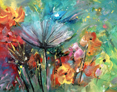 绘画 标题为“Explosion Of Joy 08” 由Miki De Goodaboom, 原创艺术品, 丙烯