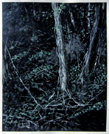Pintura titulada "Sotabosc 1" por Josep Maria Fontanet Sureda, Obra de arte original, Oleo