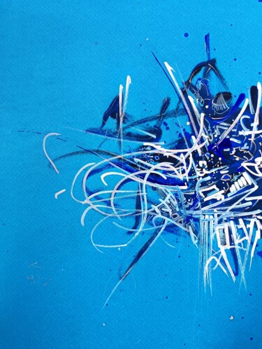 图画 标题为“BLUE DRAWING DECEMB…” 由Karls, 原创艺术品, 丙烯