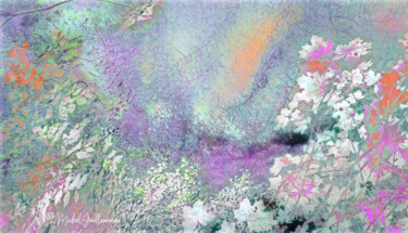 数字艺术 标题为“Lueur astrale” 由Michel Guillaumeau, 原创艺术品, 数字油画
