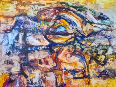 绘画 标题为“Warmongering (5,202…” 由Andrew Walaszek, 原创艺术品, 水彩