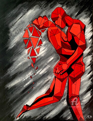 Hypnographique Painting titled "Hypnographique" by David Belo, Original Artwork, Oil