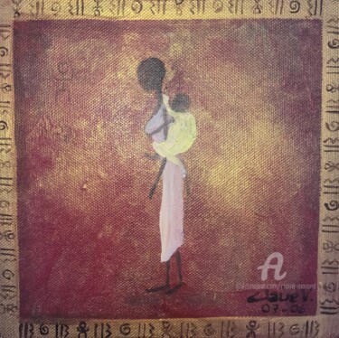 绘画 标题为“Africa1” 由Claire Morand, 原创艺术品, 丙烯