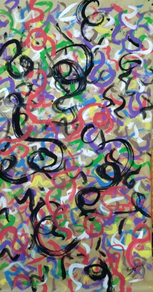 abstraction 2 Painting titled "abstraction 2" by Kyrylo Bondarenko, Original Artwork, Acrylic