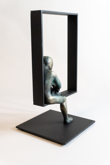 Sculpture intitulée "***WINDOW IV***" par Yuriy Kraft, Œuvre d'art originale, Argile