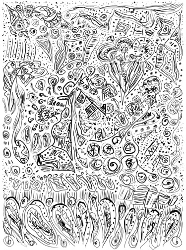 "Flowers bloom in ab…" başlıklı Dijital Sanat Ana Gratess tarafından, Orijinal sanat, Dijital Resim