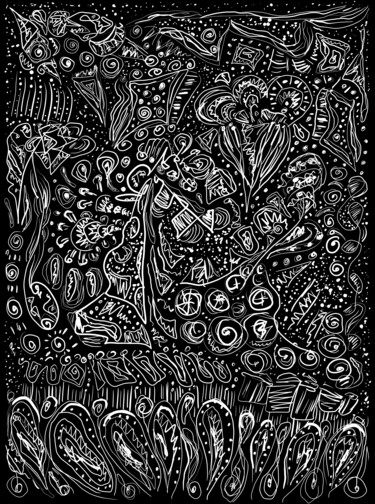 "Flowers bloom in ab…" başlıklı Dijital Sanat Ana Gratess tarafından, Orijinal sanat, Dijital Resim