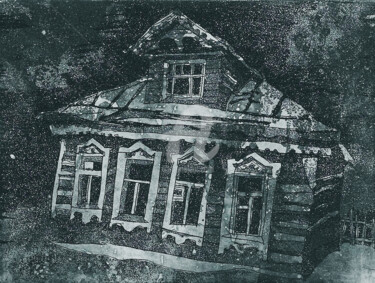 Gravures & estampes intitulée "...." par Anna Shibanova, Œuvre d'art originale, Gravure