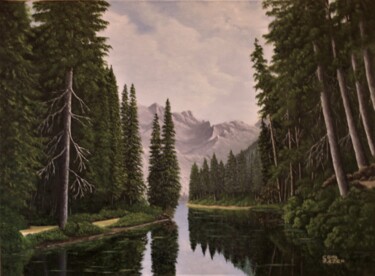 Nature Peinture intitulée "Nature" par Jean-Yves Saint Lezer, Œuvre d'art originale, Huile