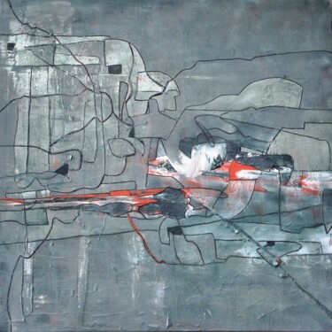 Série Chuchotements : LE PASSAGE Peinture intitulée "Série Chuchotements…" par Marygor, Œuvre d'art originale, Acrylique