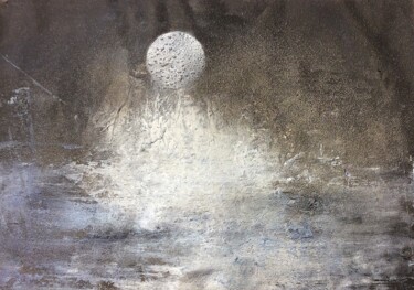 Peinture intitulée "Lumiere nocturne" par Any, Œuvre d'art originale, Acrylique