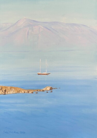 제목이 "Quietness at Bodrum"인 미술작품 Erdal Bölükbaşı로, 원작, 기름