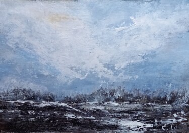제목이 "Cold... Quietly"인 미술작품 Sveta Shulginova로, 원작, 아크릴