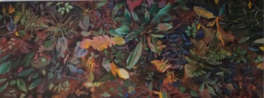 Peinture intitulée "Осень из серии врем…" par Georgii Poliakov, Œuvre d'art originale, Huile