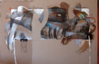 Malerei mit dem Titel "Dissociation 1" von Johnny Semaan, Original-Kunstwerk, Acryl