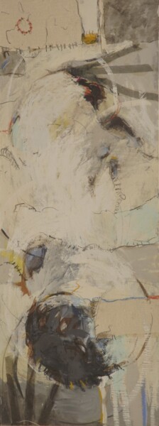 「Abstraction II」というタイトルの絵画 Johnny Semaanによって, オリジナルのアートワーク, アクリル