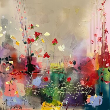 Painting titled ""Phenomena II" 100x…" by Anastassia Skopp, Original Artwork, Acrylic